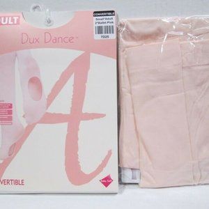2 New Adult Pink Convertible Ballet Dance Tights SA MA LA XL Womens Transition